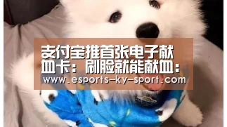 支付宝推首张电子献血卡:刷脸就能献血: LOL直播(图4) LOL直播